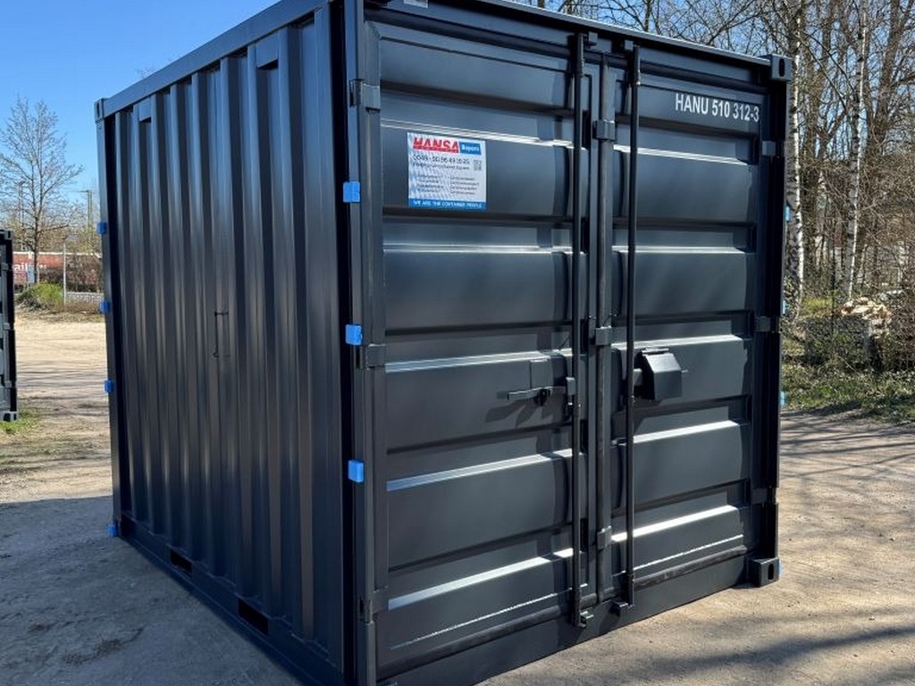 Neu in Nürnberg – 10’ Lagercontainer in RAL7016 Anthrazitgrau