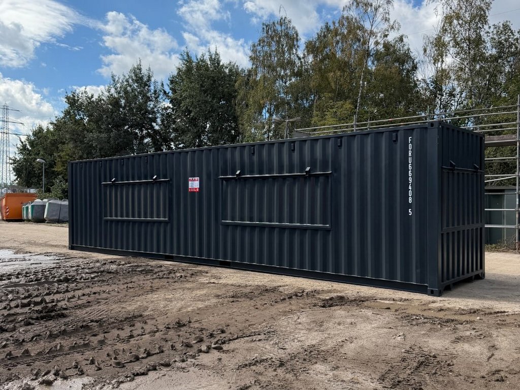 40-Foot High Cube Container Converted into a Custom Bar Container